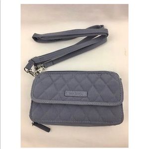 Vera Bradley carbon gray all in one crossbody
